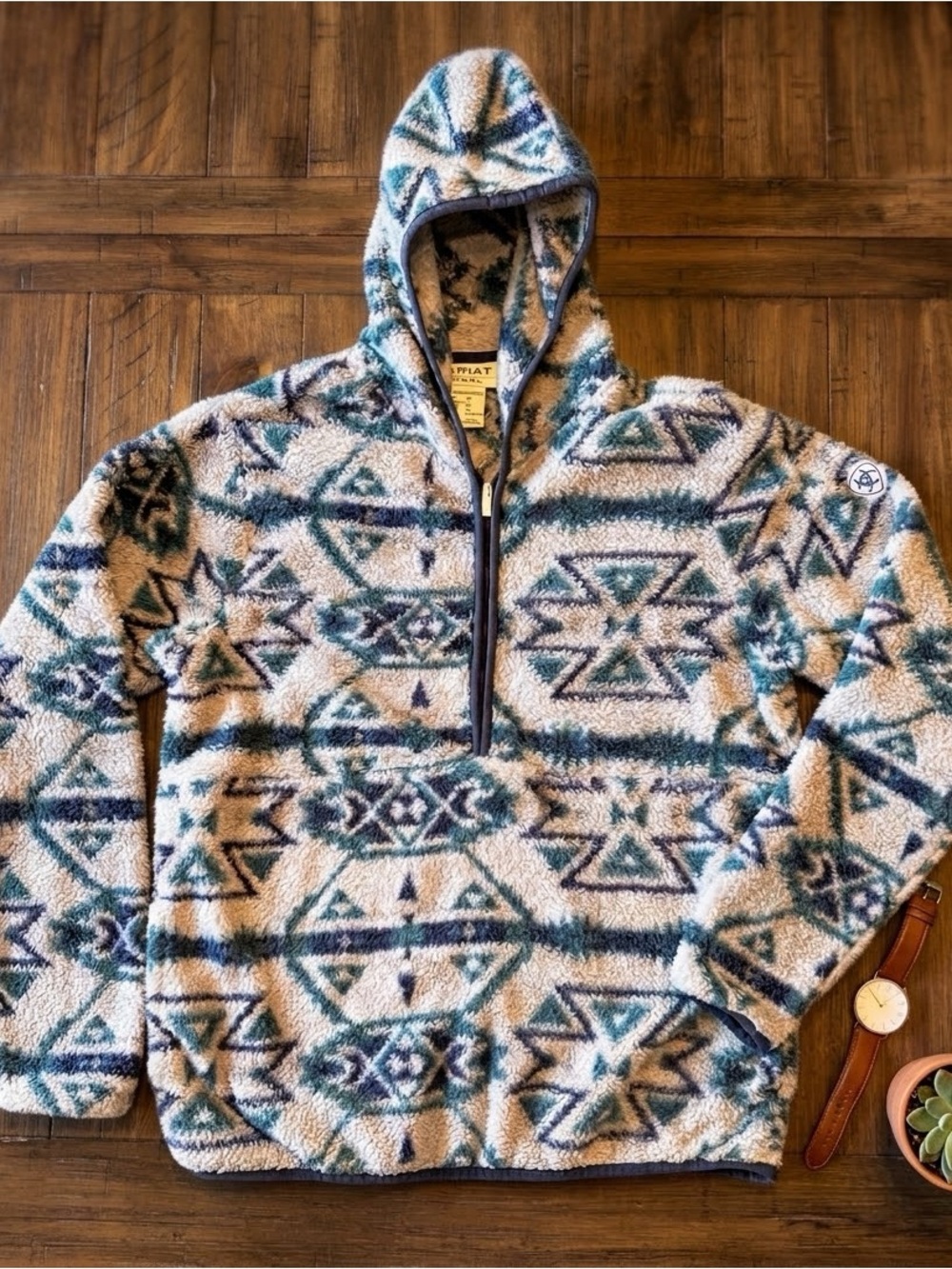 Ariat Women’s Sherpa Half-Zip Hoodie Med